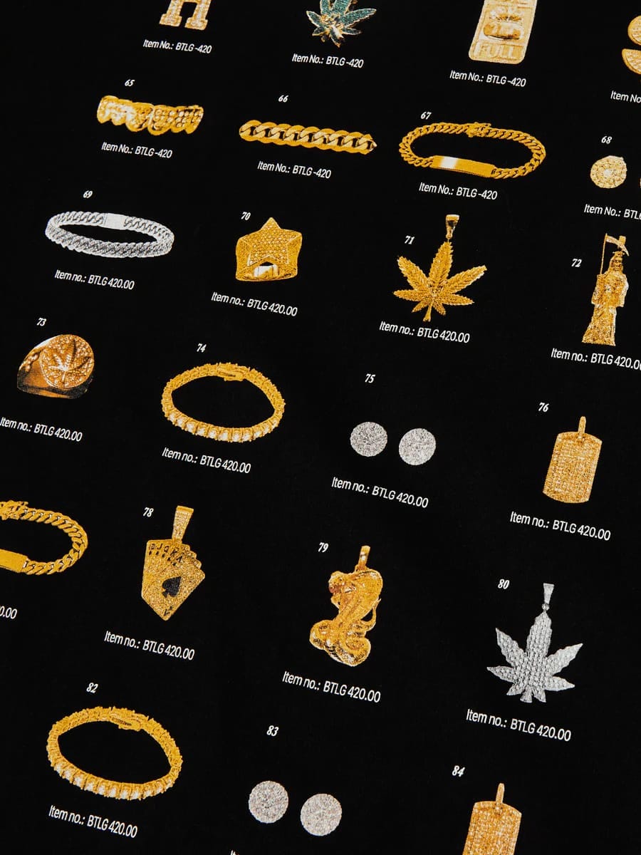 HUF — Лонгслив Jewelry L/S Black