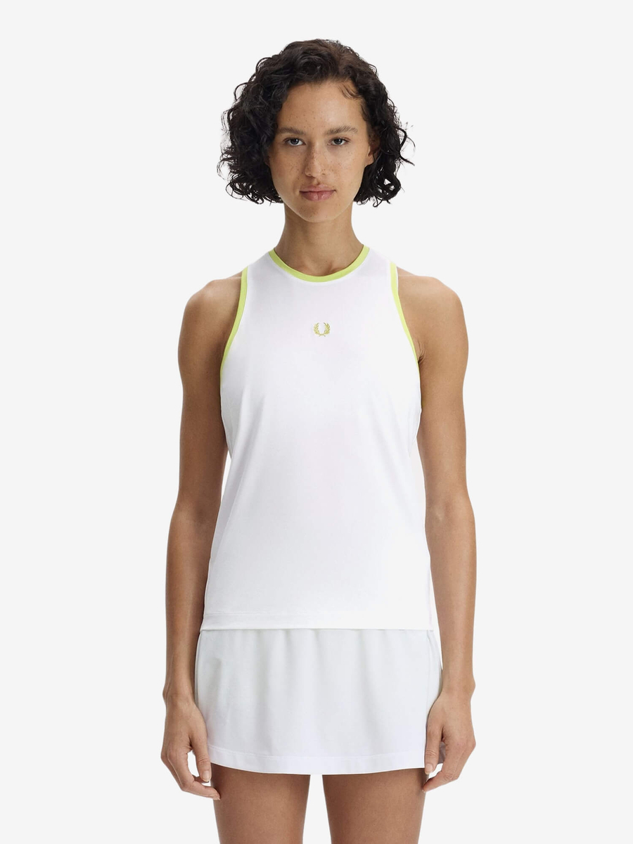 FRED PERRY — Майка Tennis Vest White