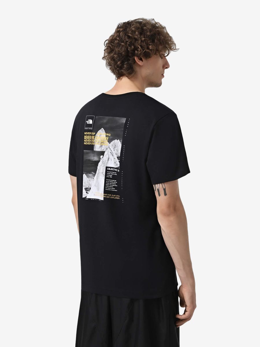 THE NORTH FACE — Футболка Collage Tee Black/Yellow