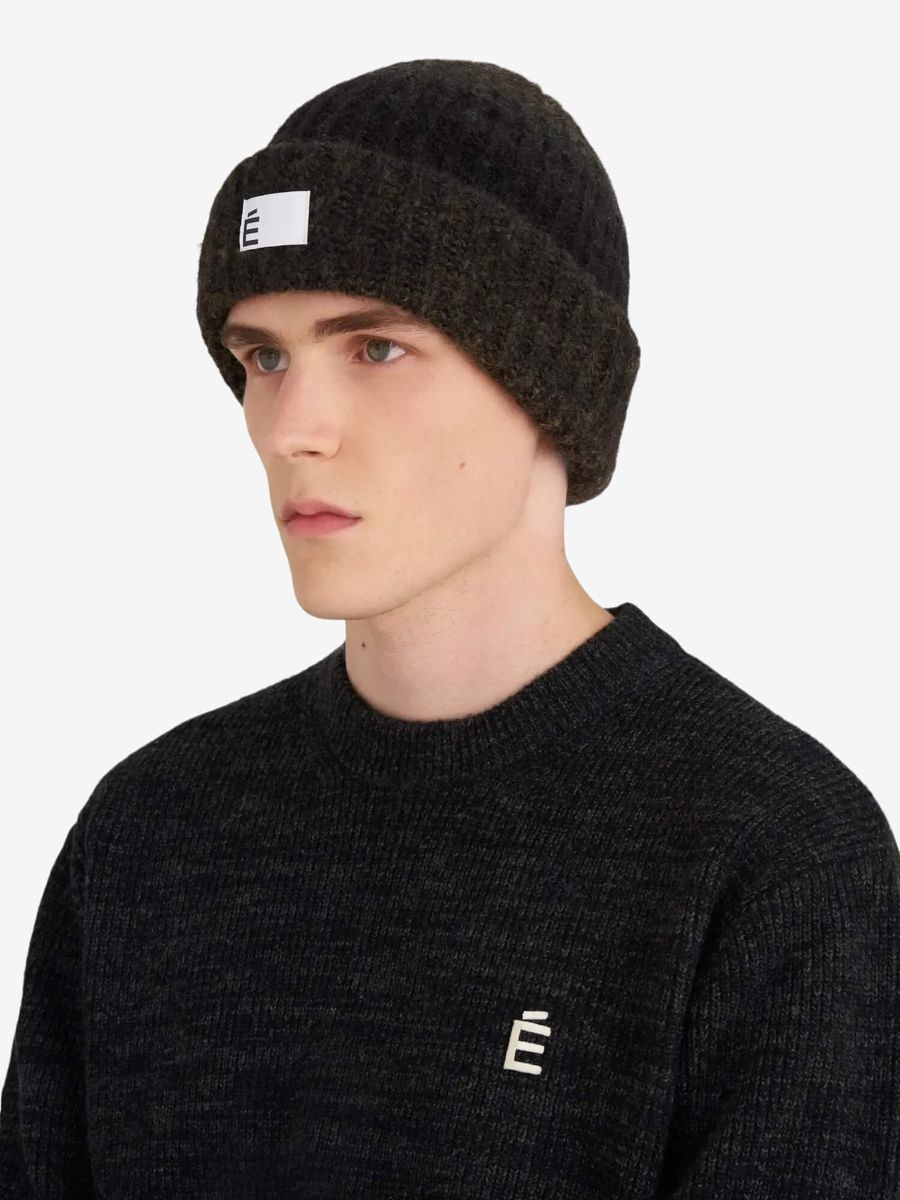ÉTUDES STUDIO — Шапка Alpaca Beanie Charcoal