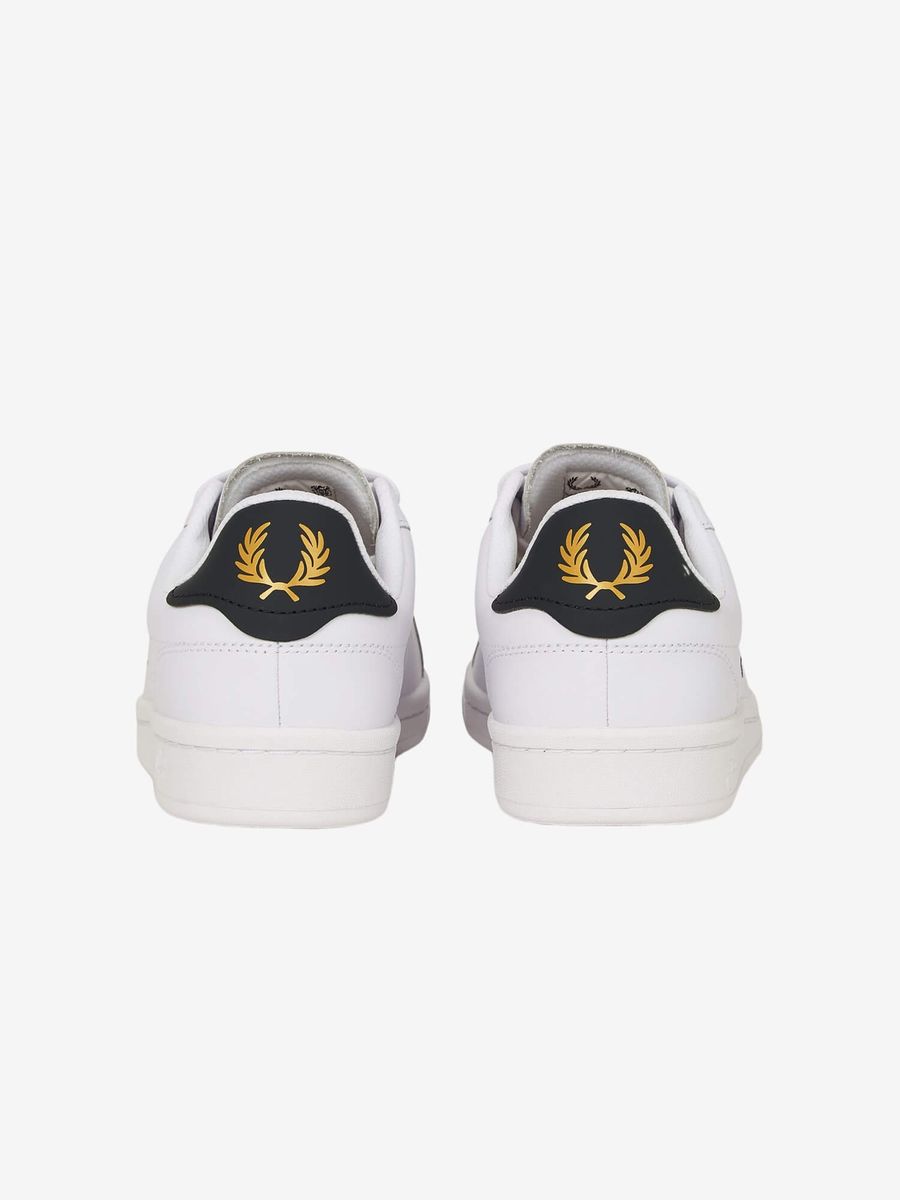 FRED PERRY — Кроссовки B721 Leather White/Navy
