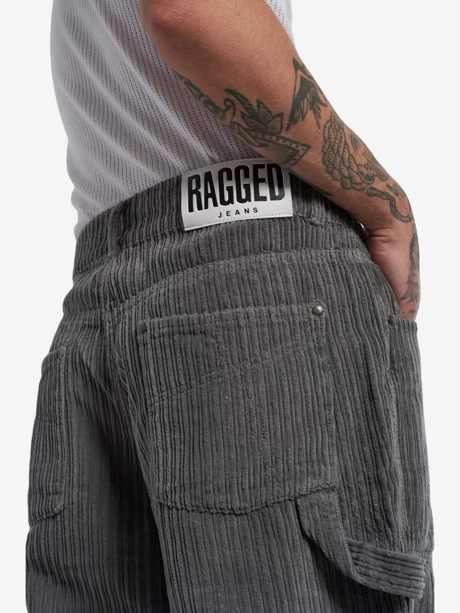 THE RAGGED PRIEST — Cord Skate Jeans Grey