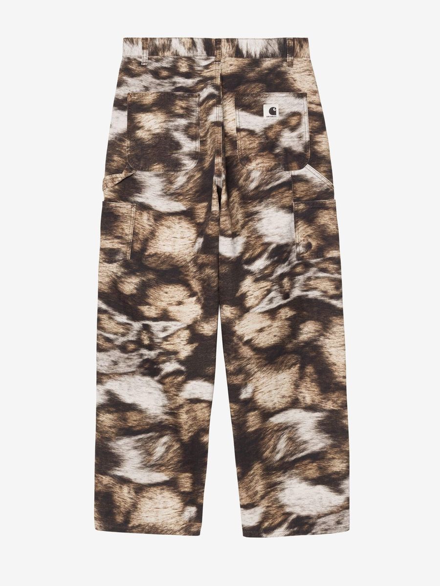 CARHARTT WIP — Джинсы W Brandon Single Knee Wild Dog Print (Stone Washed)