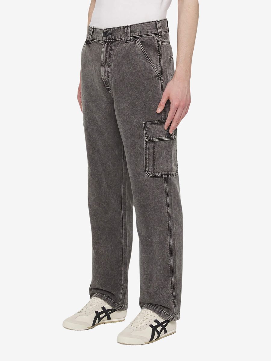 DICKIES — Штаны Newington Stone Washed Black