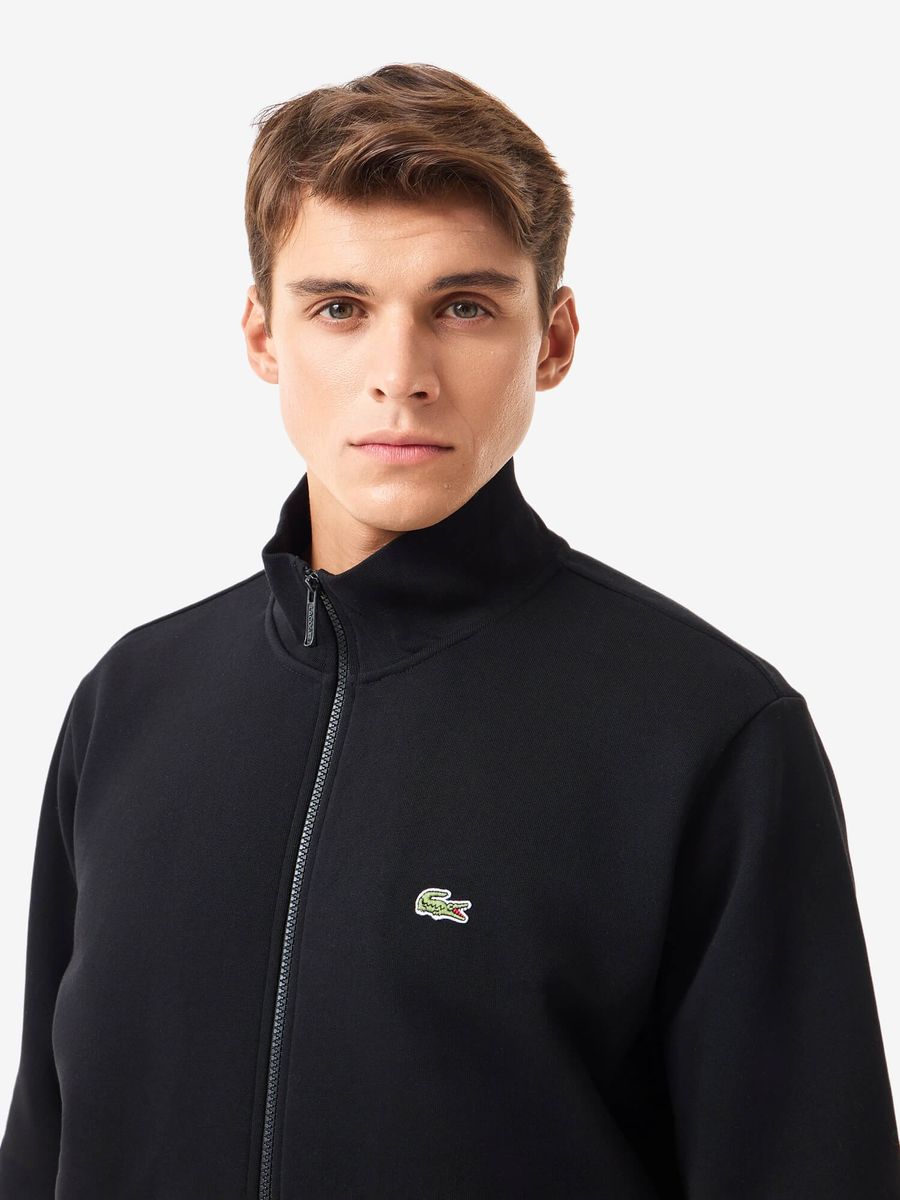 LACOSTE — Свитшот Cardigan Full Zip Fleece Black