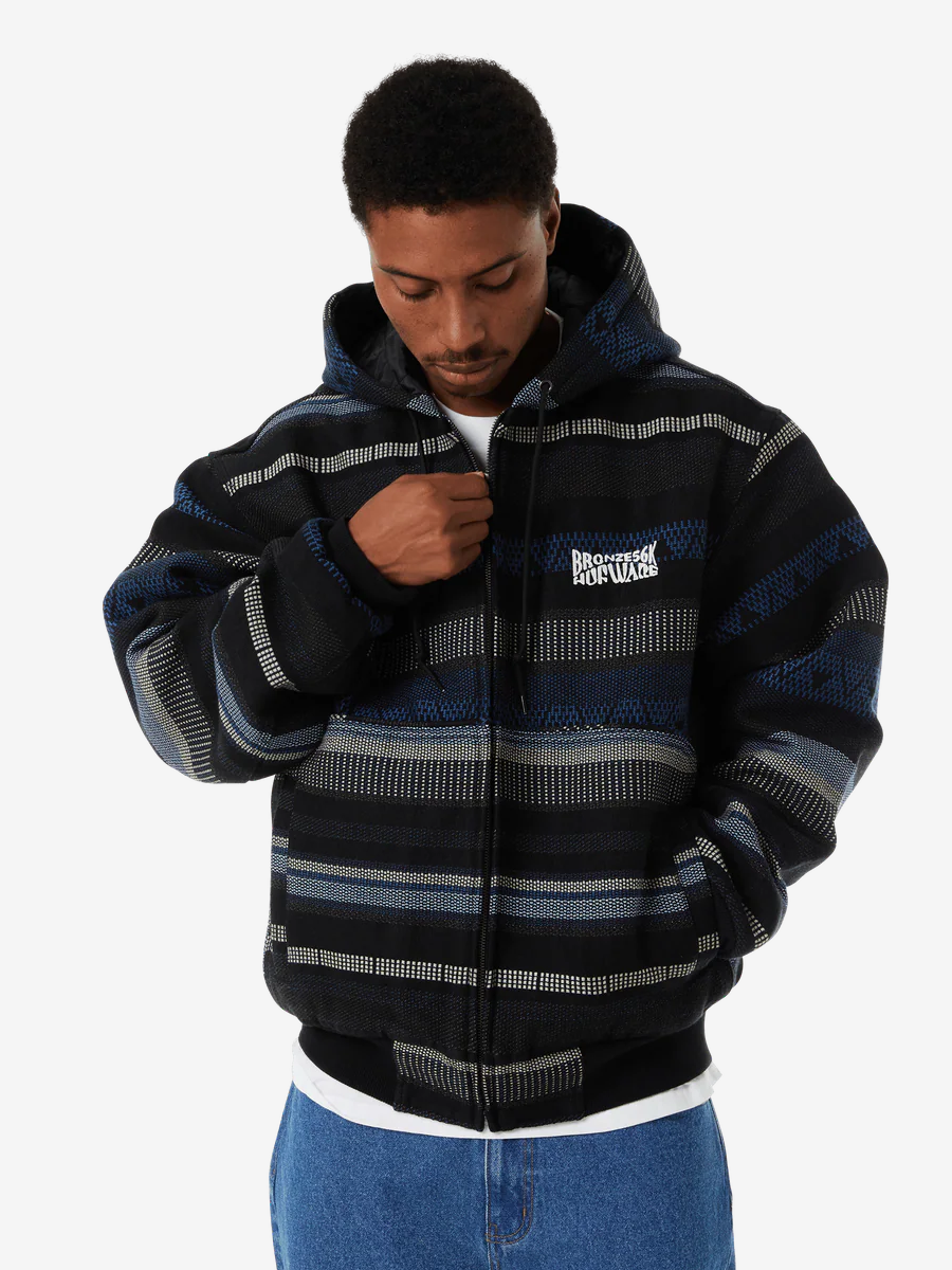 HUF — Куртка HUF x Bronze56K Baja Work Jacket Black Multi