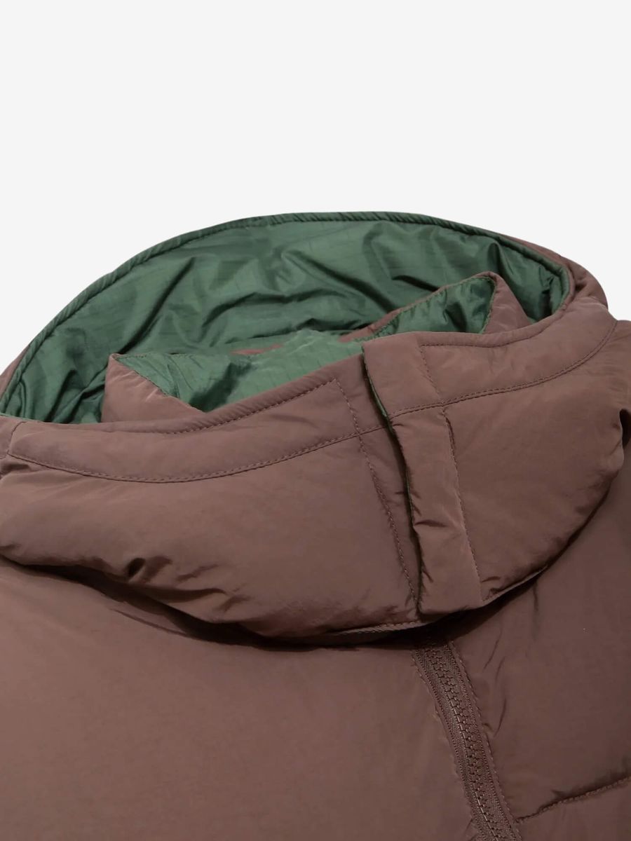 МЕЧ — Куртка Puffer Reversible Brown/Pine Green
