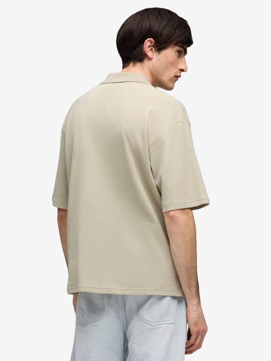 PUMA — Футболка Поло Wardrobe ESS Boxy Polo Pebble Gray