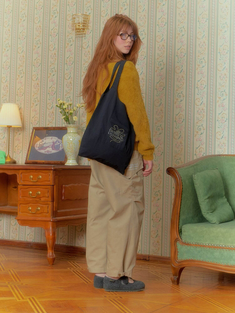 CALLED A GARMENT — Шопер Autre Tote Bag Черный