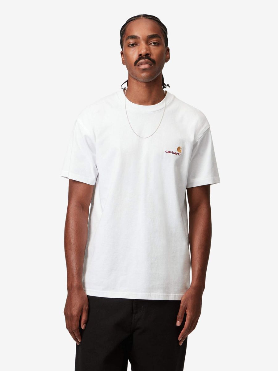 CARHARTT WIP — Футболка American Script White