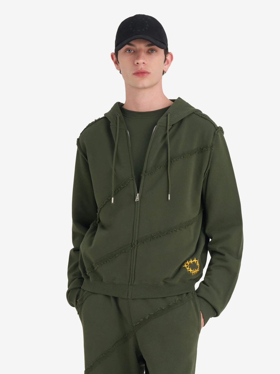 ÉTUDES STUDIO — Худи ZIP Slim Zip Hoodie Dark Green