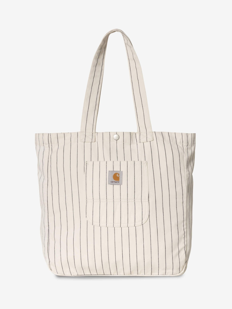 CARHARTT WIP — Сумка Шоппер Hendry Tote Seaton Stripe Wax/Dark Navy (Rinsed)