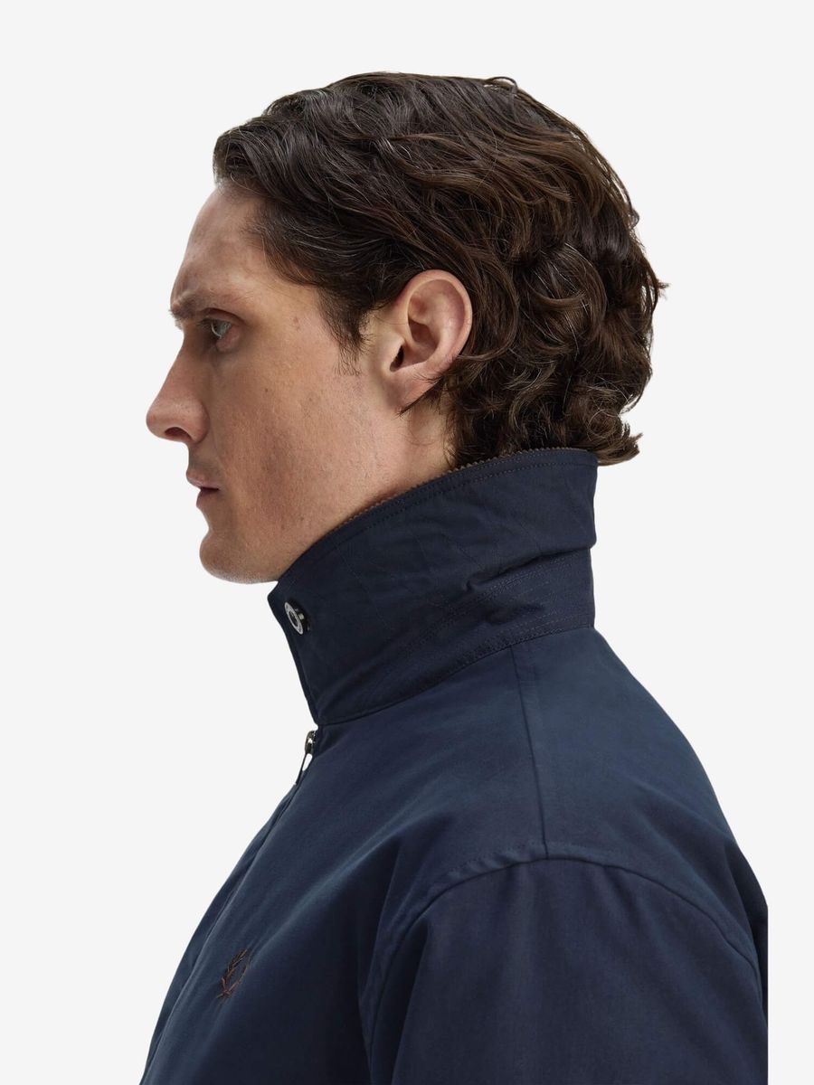 FRED PERRY — Куртка Cotton Caban Jacket Navy/White