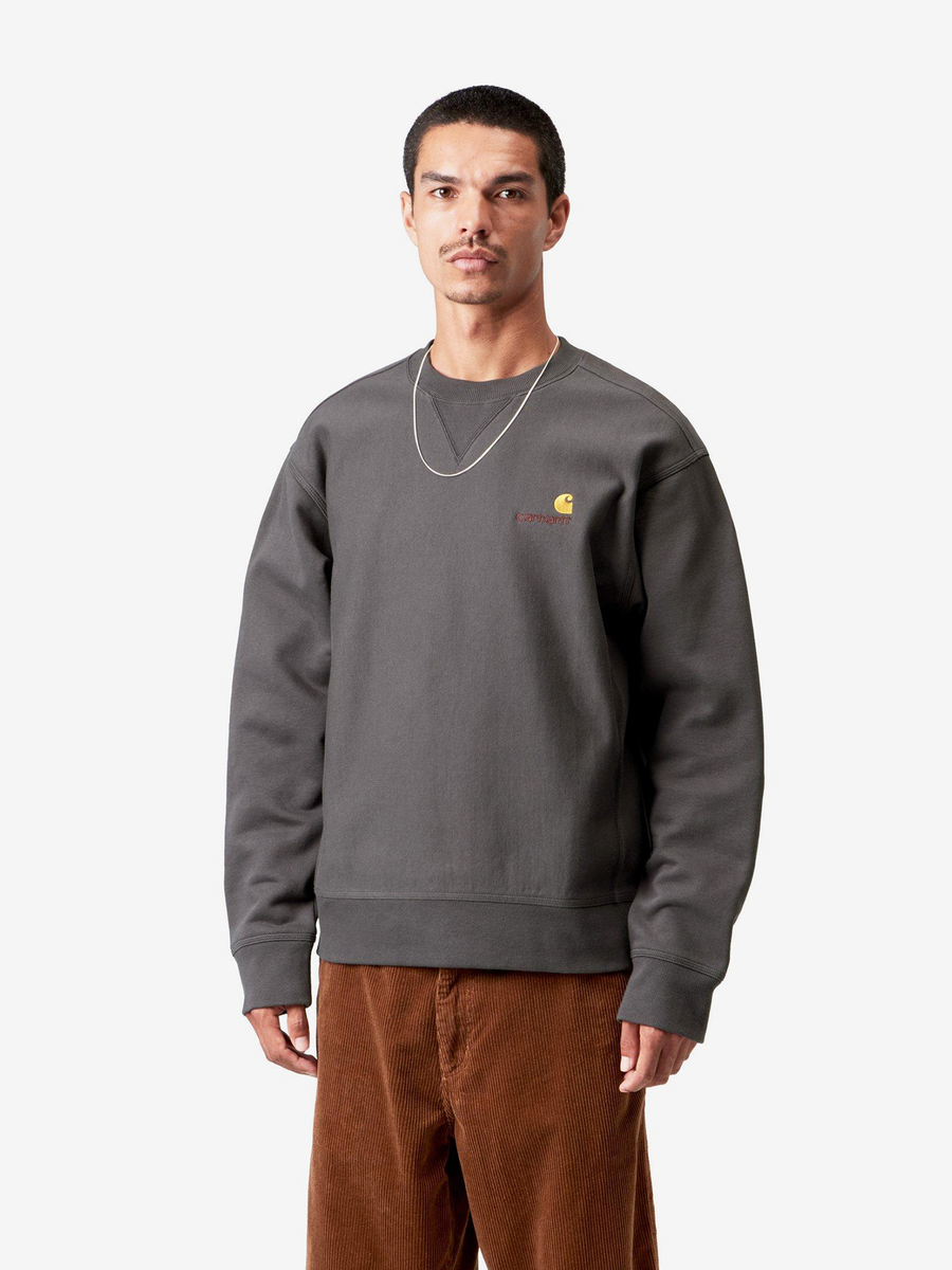 CARHARTT WIP — Свитшот American Script Graphite