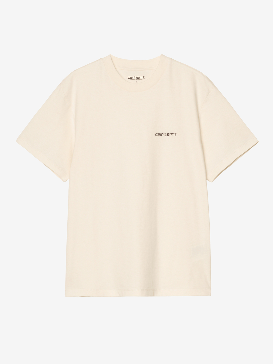 CARHARTT WIP — Футболка W' Script Embroidery Cinnerus/Cozy Purple