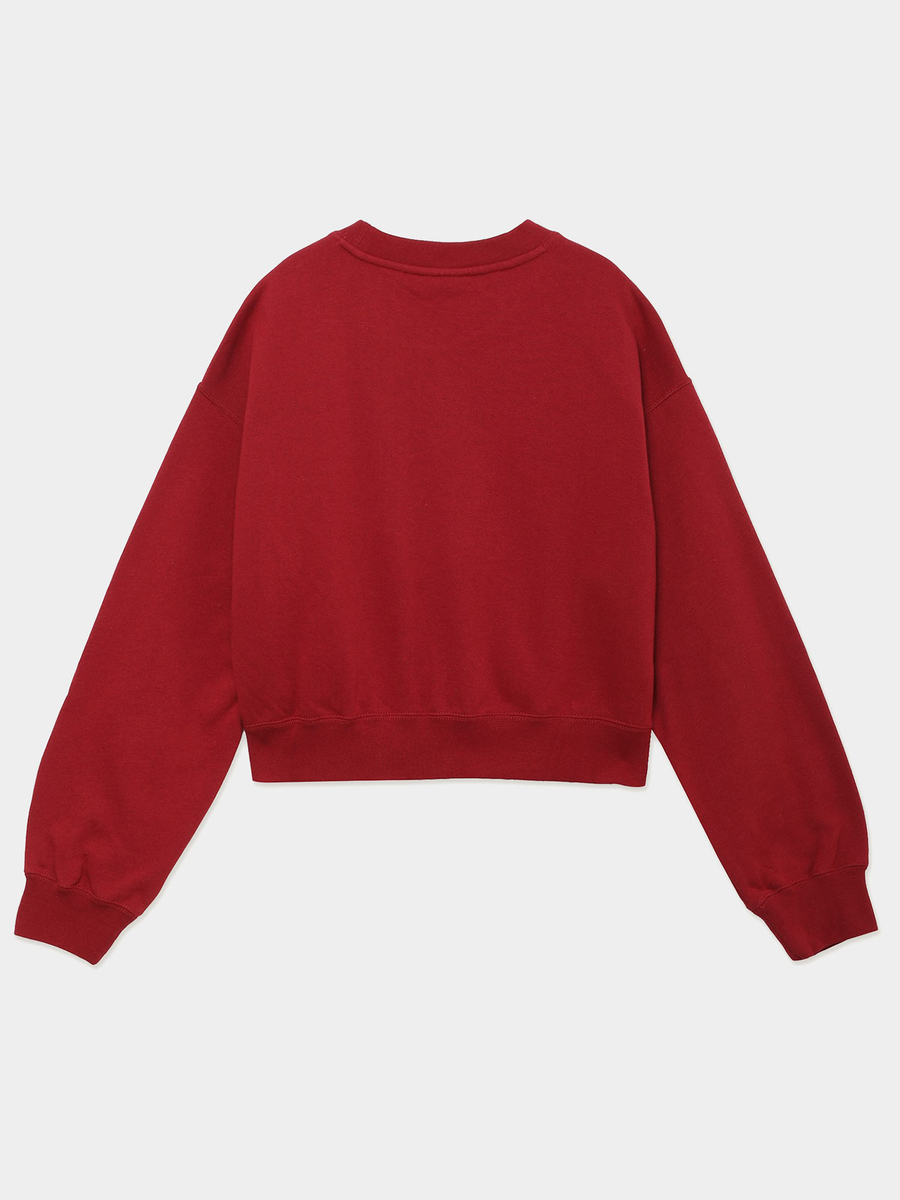 OBEY — Свитшот W Studios Cropped Crew Rhubarb