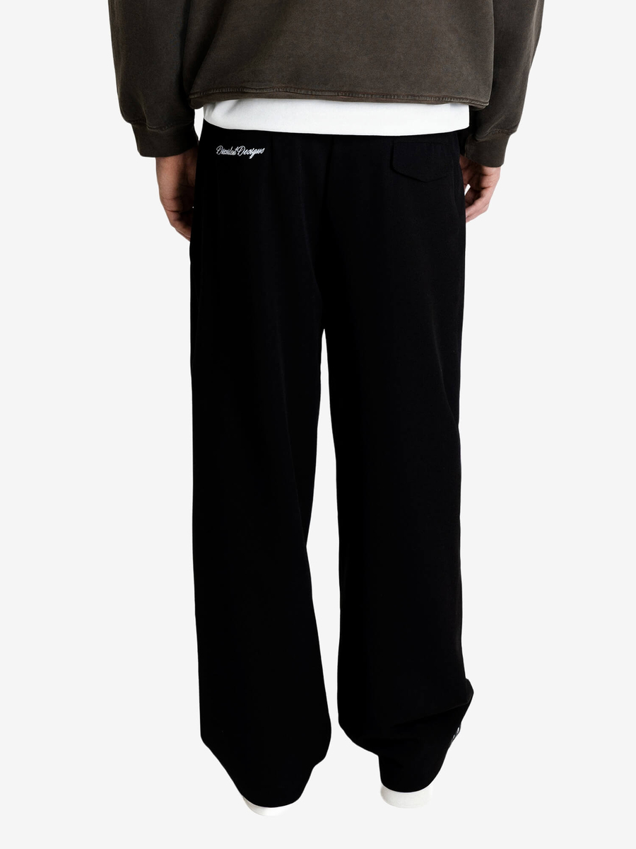 DISSIDENT — Штаны Graduate Wide Trousers in Black