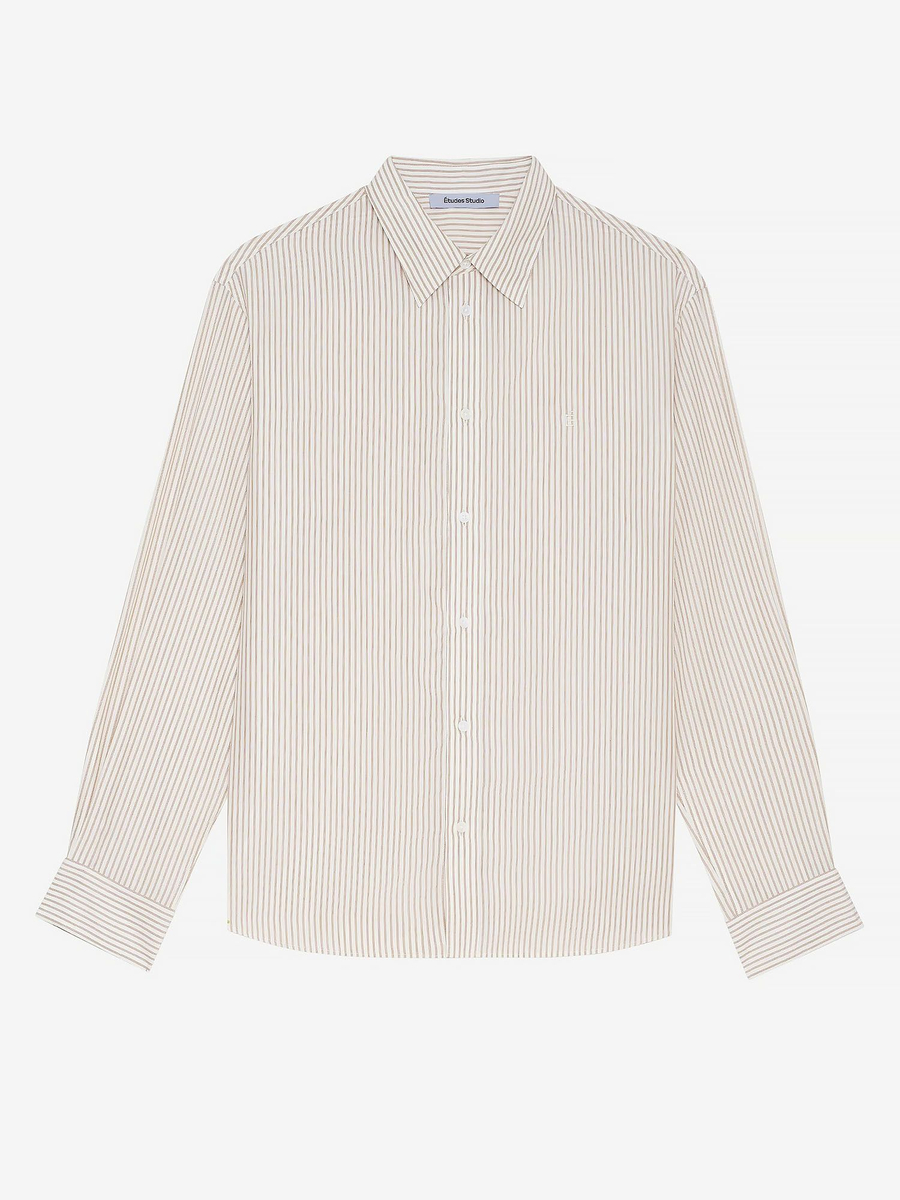 ÉTUDES STUDIO — Рубашка Relax Shirt E Striped Off White