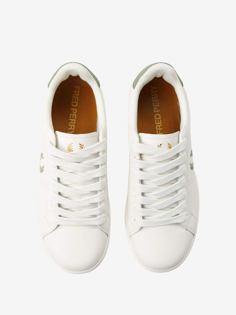 FRED PERRY — Обувь B721 Leather Light Ecru
