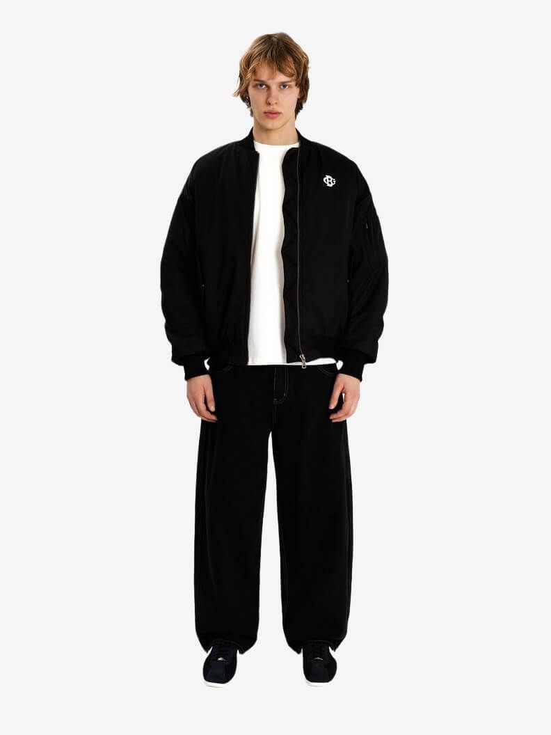 DISSIDENT — Куртка Coat of Hearts Oversized Bomber Black