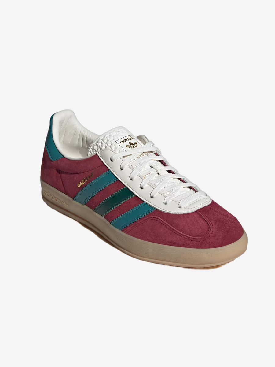 ADIDAS ORIGINALS — Gazelle Indoor Burgundy/White/Green