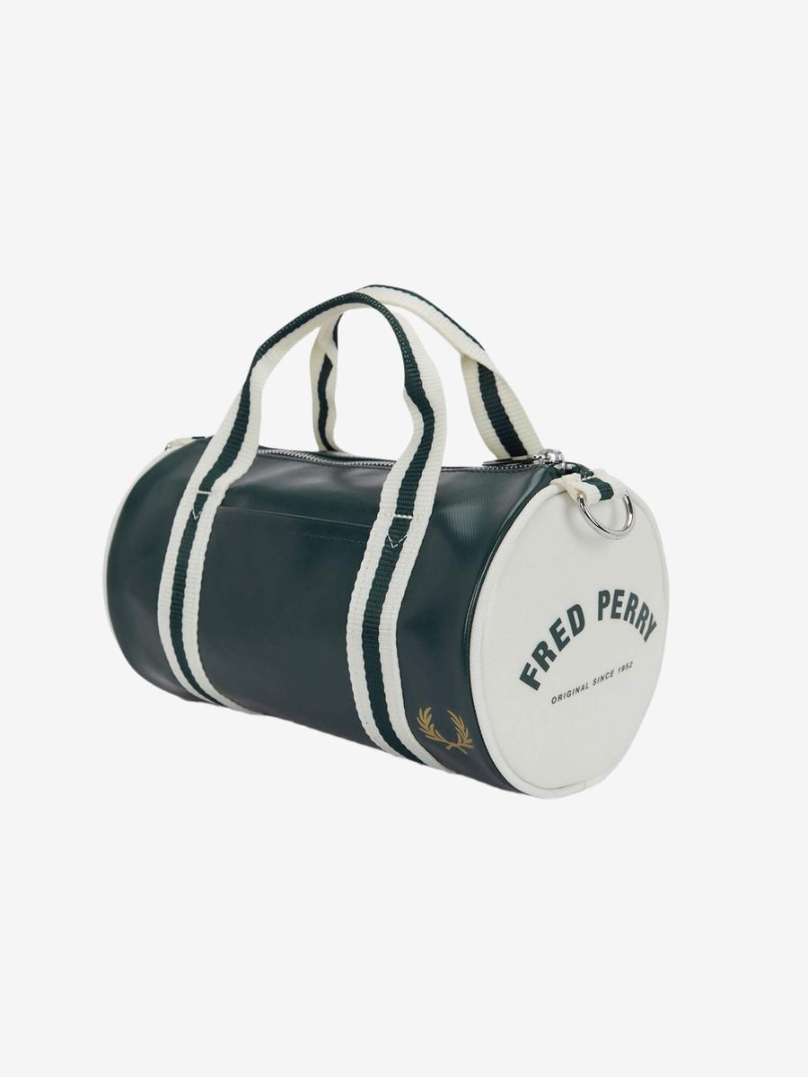 FRED PERRY — Сумка Classic Mini Barrel Bag Grassroots/Ecru