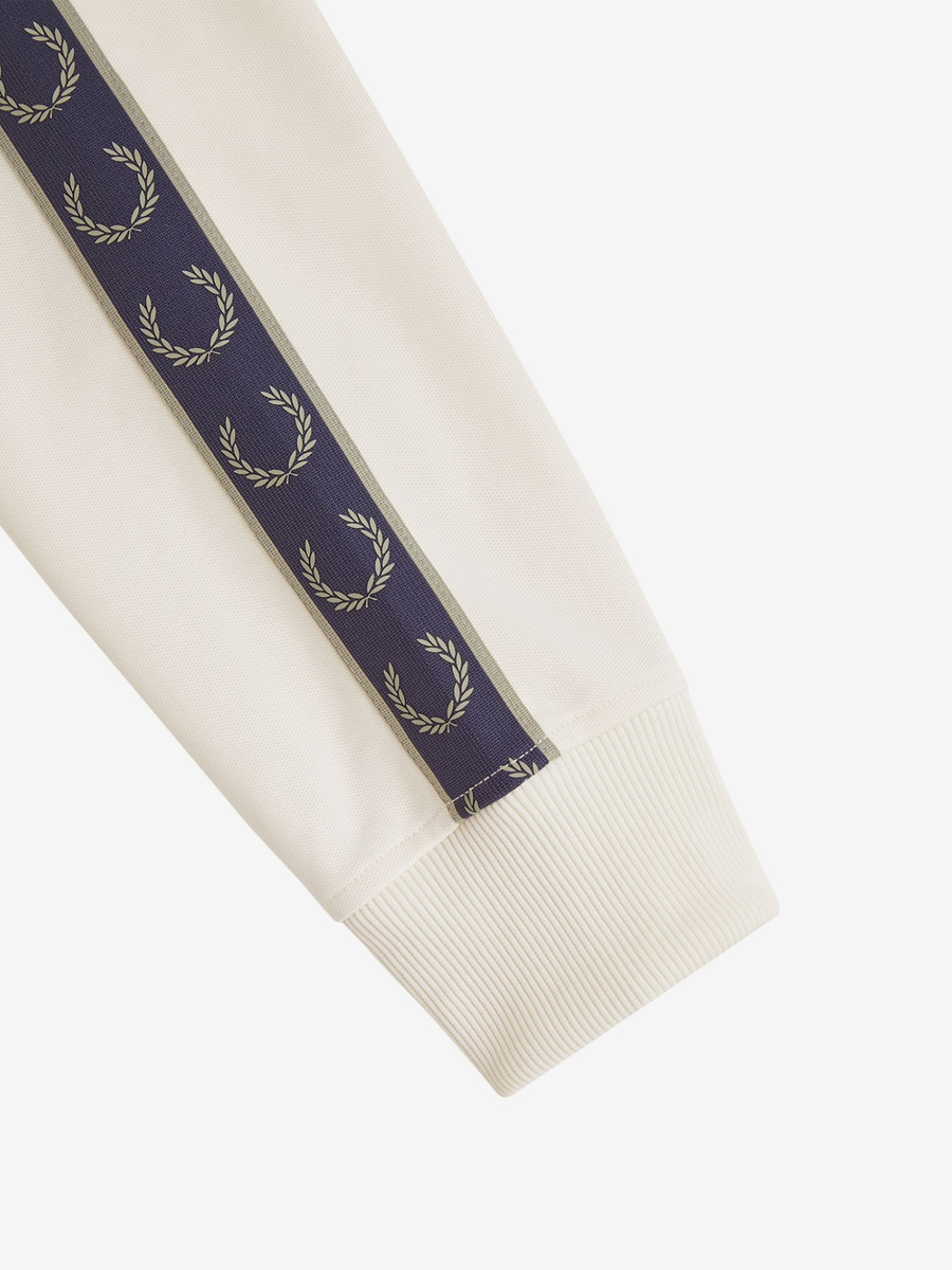 FRED PERRY — Олимпийка Contrast Tape Track Jacket Ecru