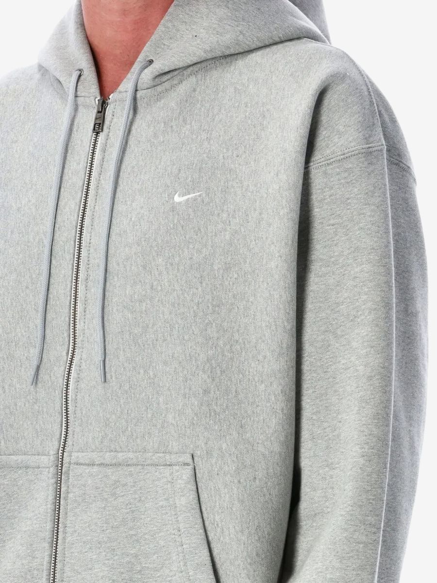 NIKE — Худи Embroidered Logo Full Zip Dark Heather Grey