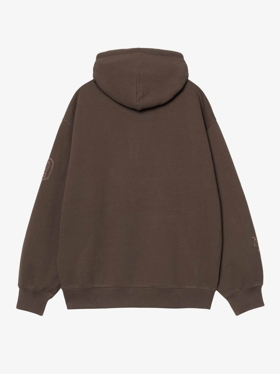 CARHARTT WIP — Худи Hooded Hackwork Sweat Vitola/Glassy Pink