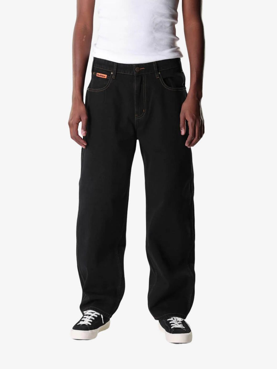 BUTTER GOODS — Джинсы Relaxed Denim Washed Black