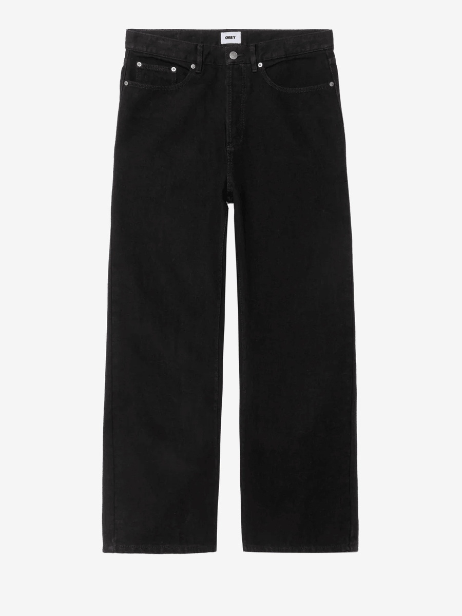 OBEY — Джинсы W Errand II Highwaist Denim Black Ash
