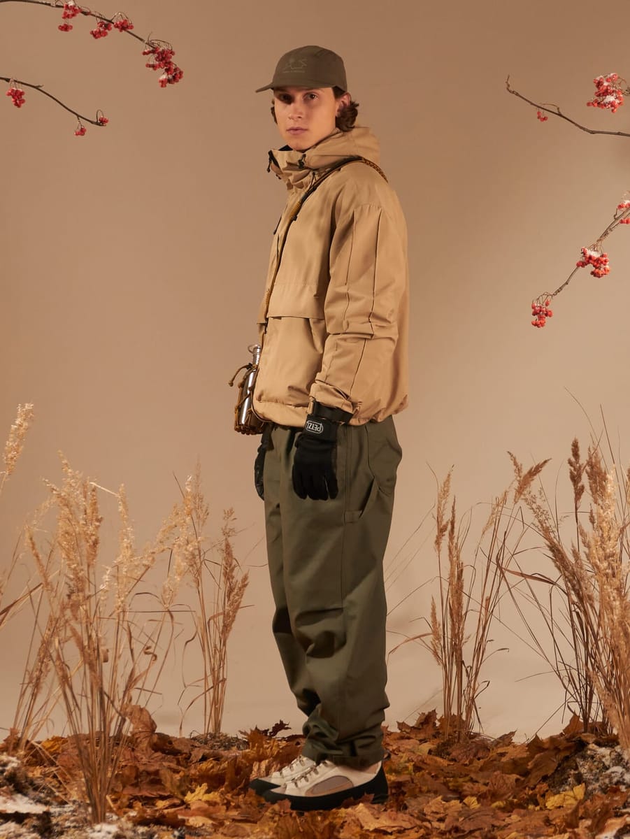 CALLED A GARMENT — Брюки Duck Canvas Pants Хаки