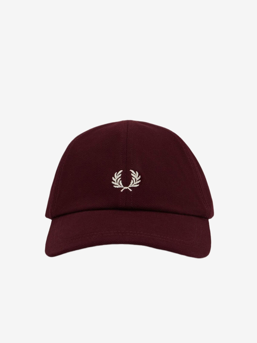 FRED PERRY — Кепка Pique Classic Cao Oxblood