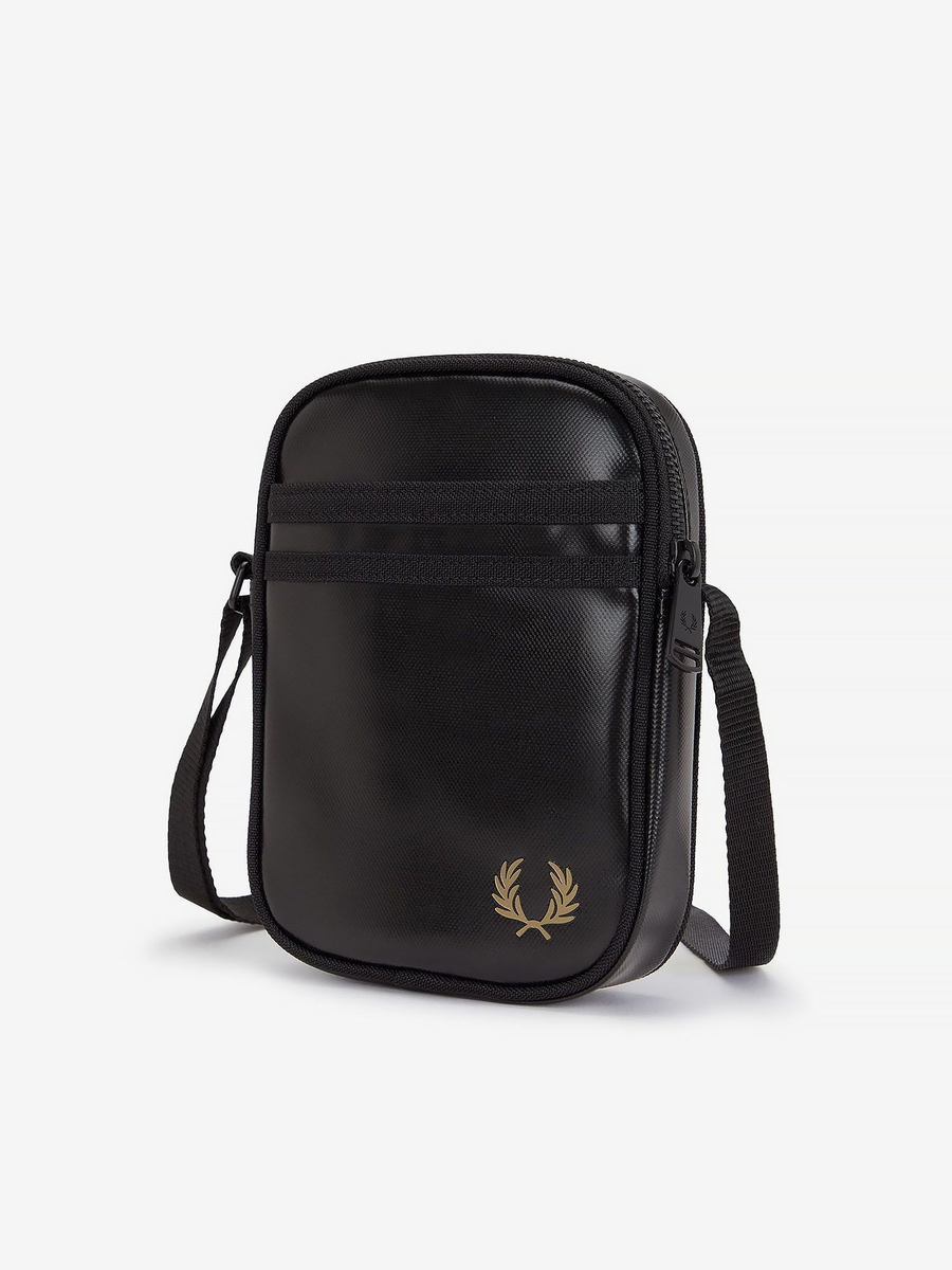 FRED PERRY — Сумка Tonal Classic Small Side Bag Black/Gold