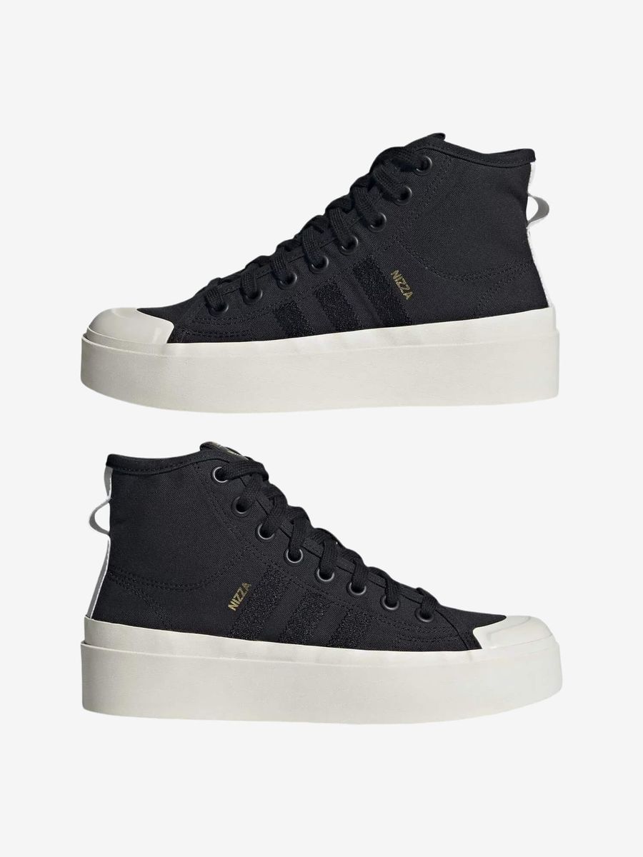 ADIDAS ORIGINALS — Nizza Bonega Mid Core Black/Cloud White