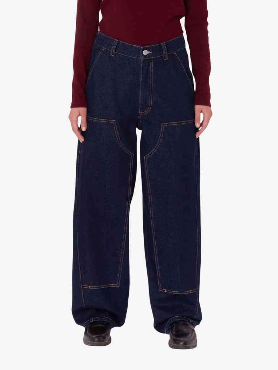 OBEY — Джинсы W Leah Baggy Denim Rinse