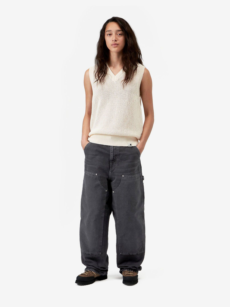 CARHARTT WIP — Джинсы W Brandon Double Knee Black (Destroy Wash)