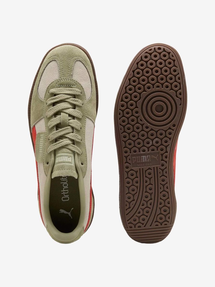 PUMA — Кроссовки Palermo Desert Dust/Fierce Red