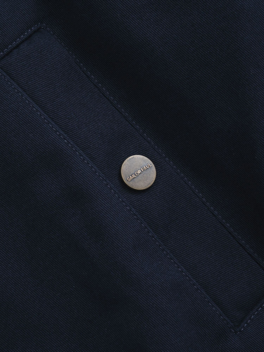 SAILOR PAUL — Куртка Text Logo Twill Jacket Нэви