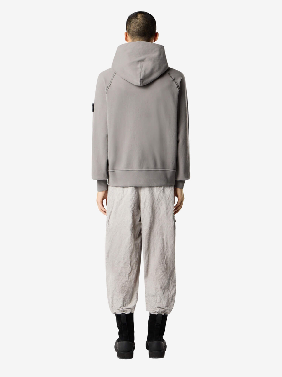 STONE ISLAND — Худи Brushed Organic Hood Cement