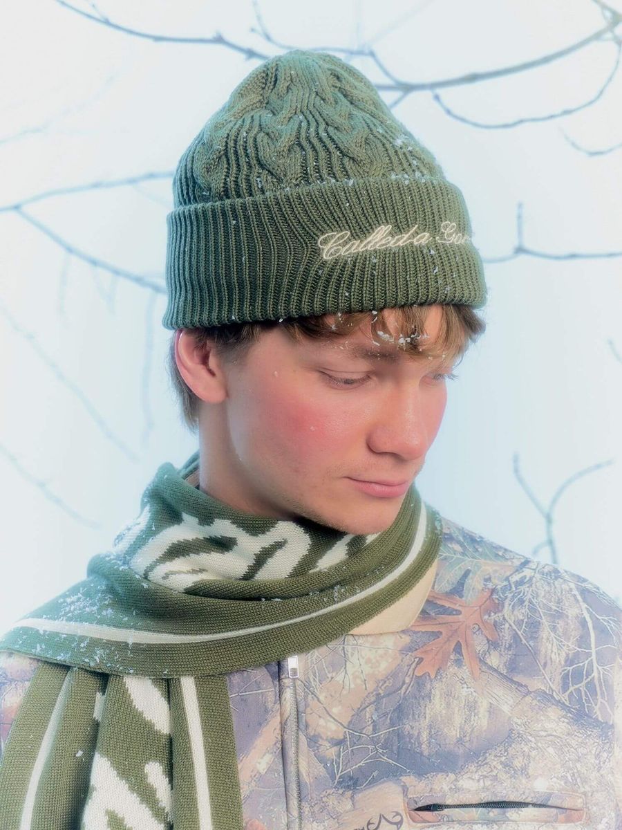 CALLED A GARMENT — Шапка Everyday Beanie Olive os