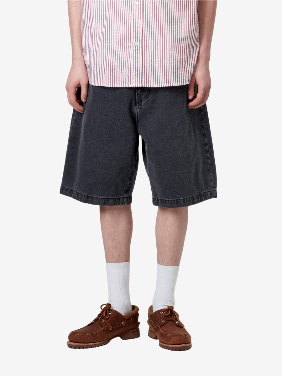 CARHARTT WIP — Шорты Landon Black (Heavy Stone Wash)