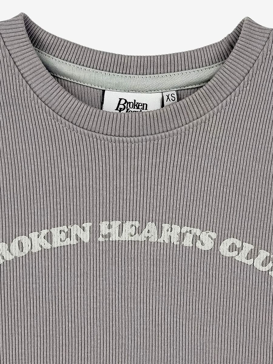 DISSIDENT — Футболка BHC Arch Baby Tee Light Grey