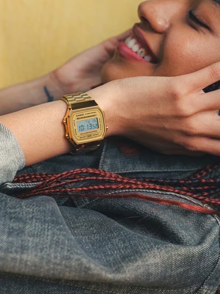 CASIO — Часы Vintage A168WG-9 Gold