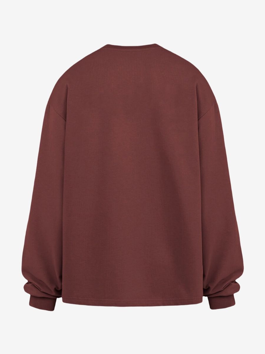CALLED A GARMENT — Лонгслив  College Вишневый