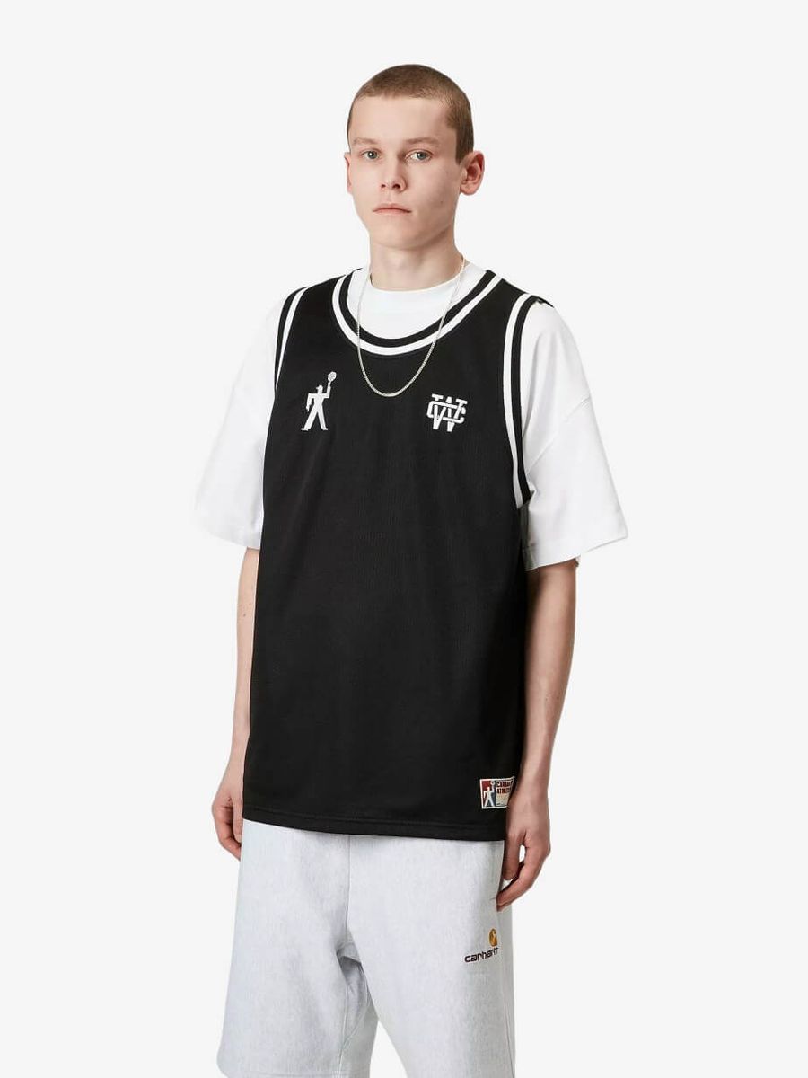 CARHARTT WIP — Майка Джерси Flaming Ducks Black