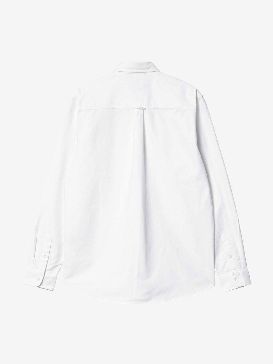 CARHARTT WIP — Рубашка L/S C-Logo White/Dark Navy