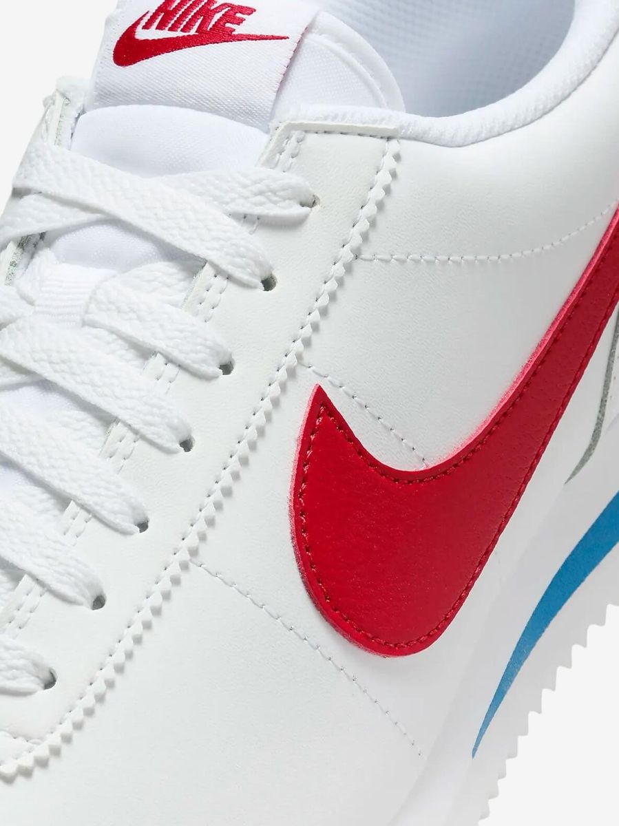 NIKE — Кроссовки Cortez Leather White/Red/Blue