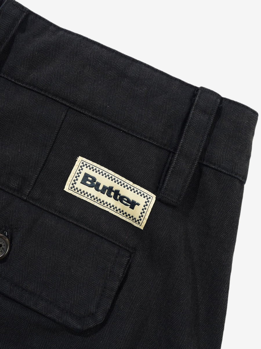 BUTTER GOODS — Шорты Pleated Shorts Washed Black
