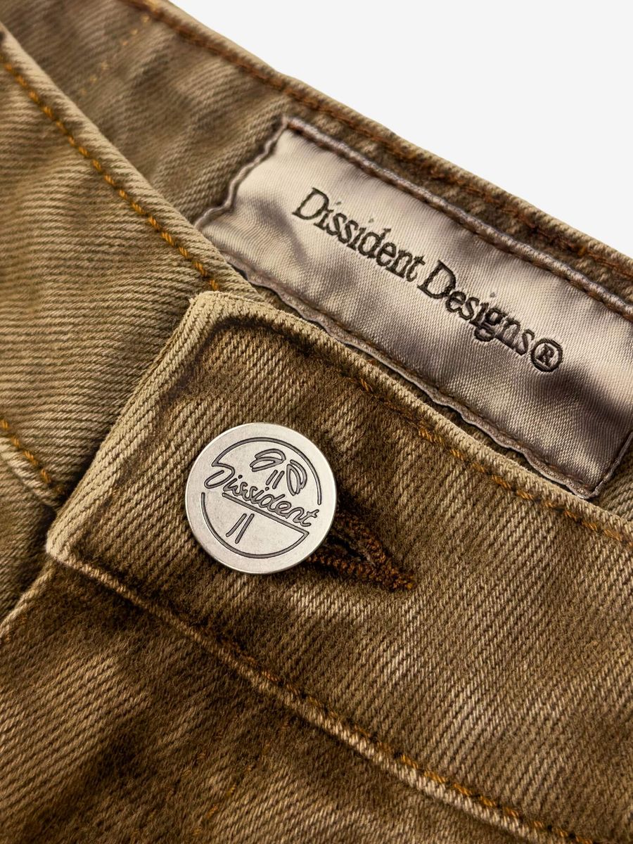 DISSIDENT — Джинсы Coat of Hearts Baggy Jeans Faded Brown